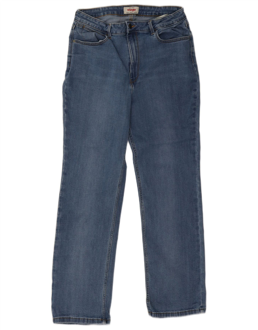 Vaqueros Wrangler Hombre Rectos W32 L30 Algodón Azul