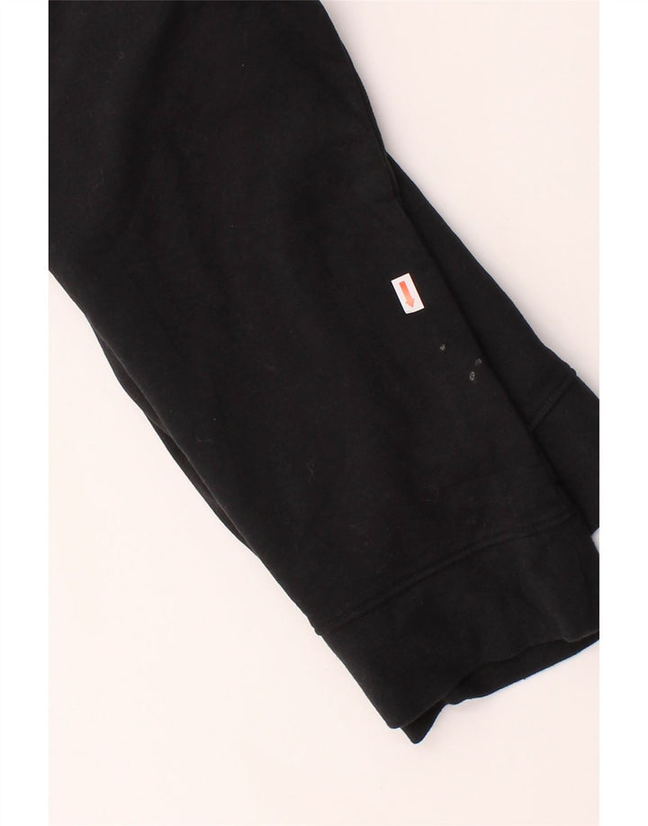 CHAMPION Womens Oversized Sweatshirt Jumper UK 14 Medium Black Cotton Vintage Champion and Second-Hand Champion from Messina Hembry 