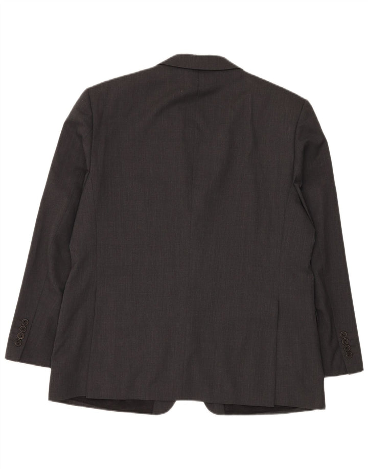 Ted Baker Traje elástico de 2 piezas con 2 botones para hombre UK 42 XL W36 L30 Lana gris