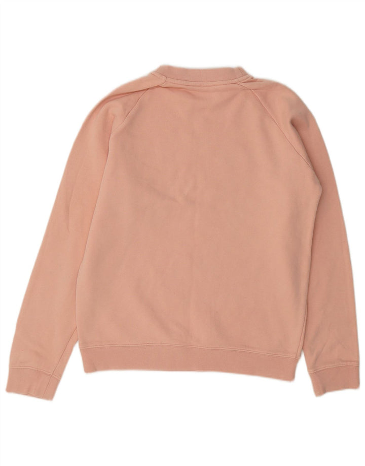 Adidas - Sudadera gráfica para mujer, talla 40, color rosa mediano
