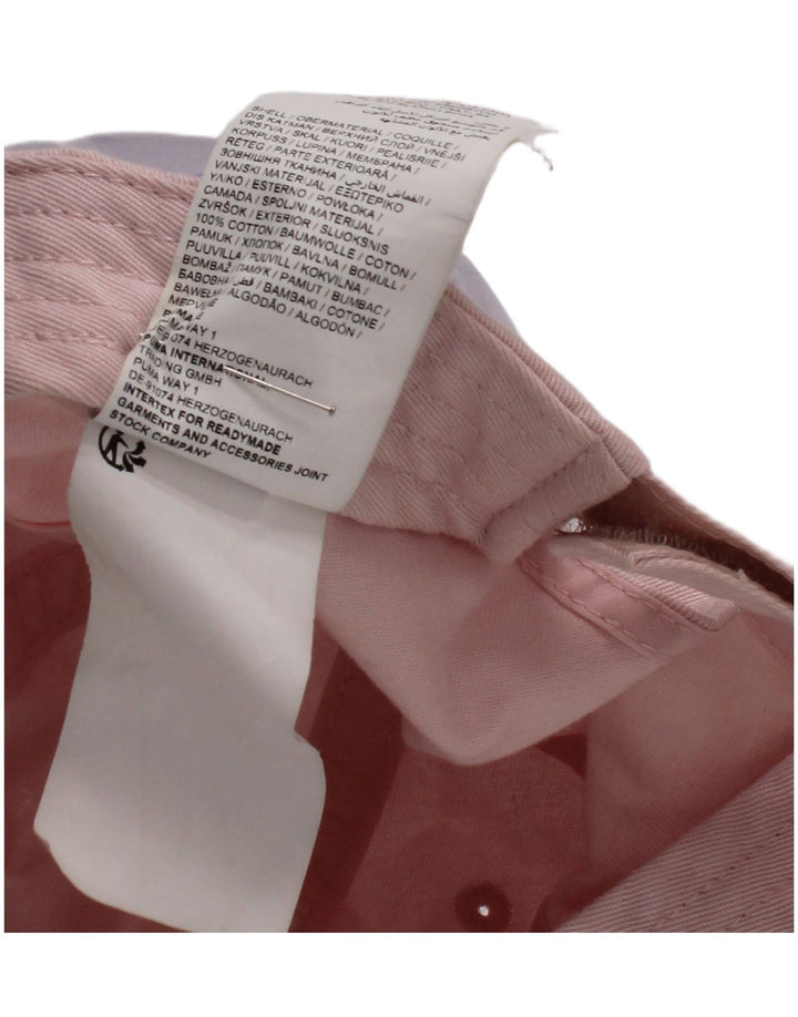 Gorra de béisbol Puma para niña, talla única, algodón rosa