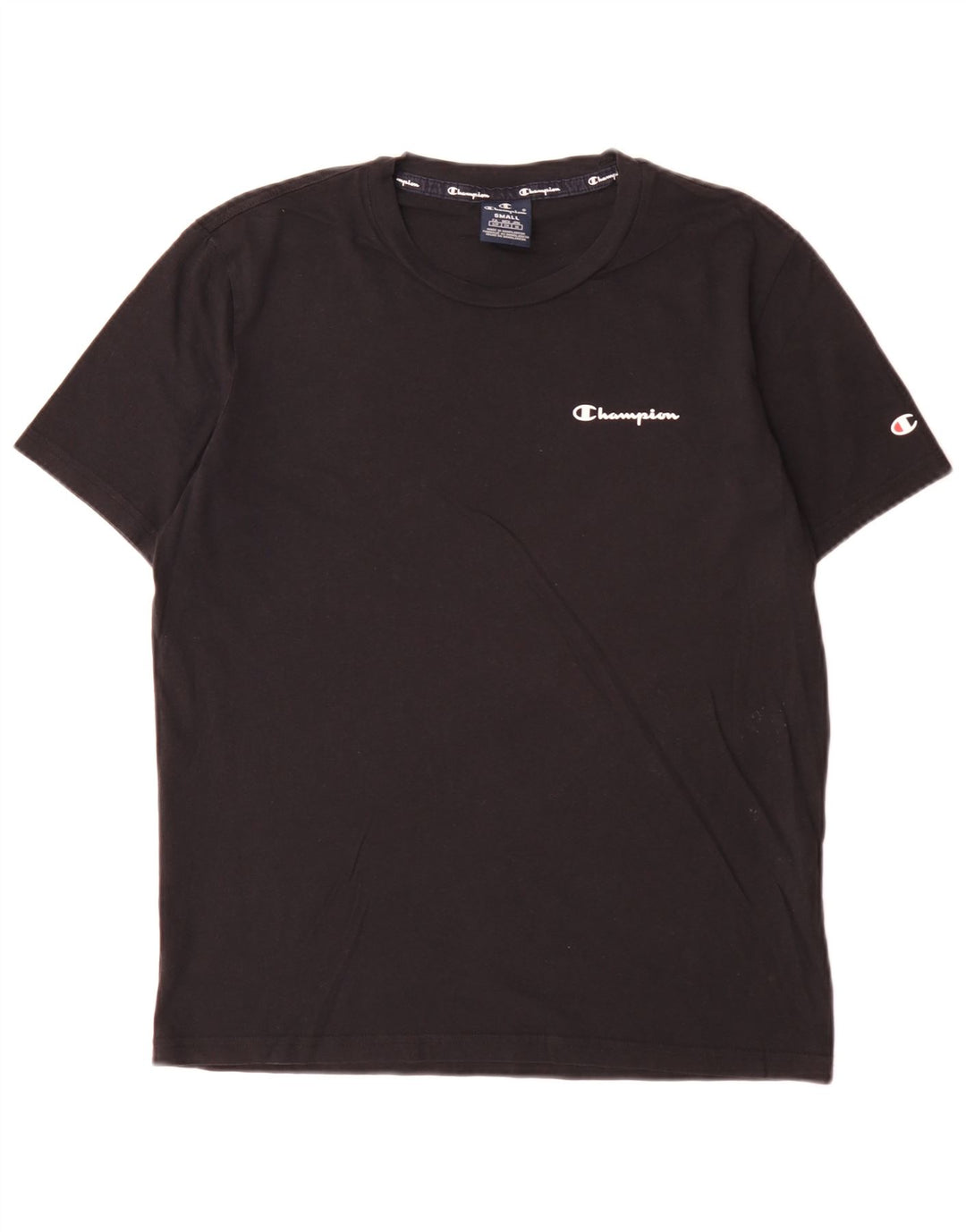 Champion Camiseta Hombre Top Small Algodón Negro