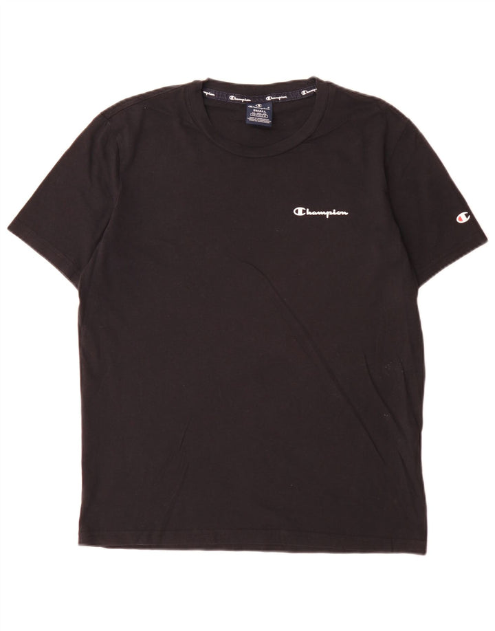 Champion Camiseta Hombre Top Small Algodón Negro