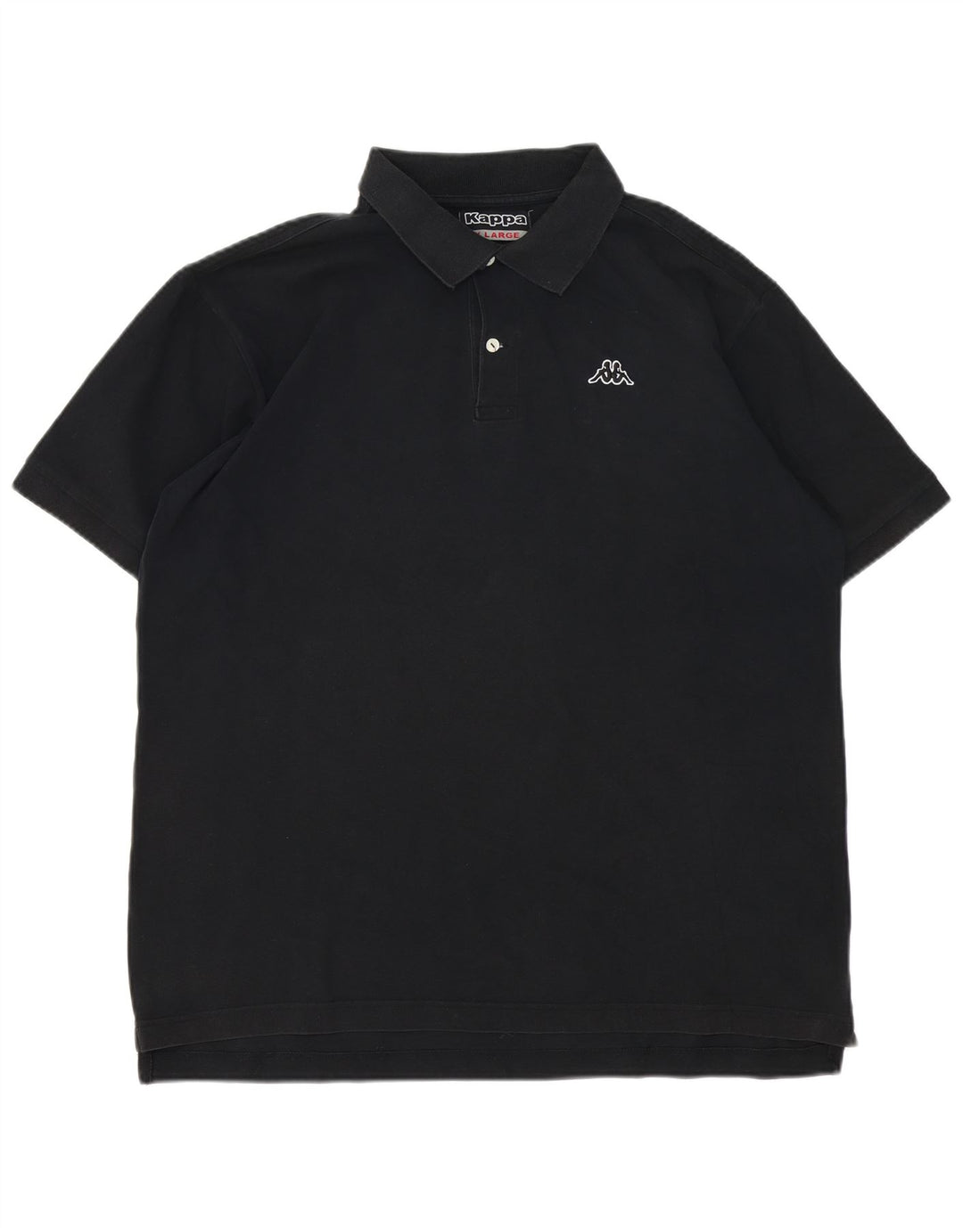 KAPPA Polo Hombre XL Algodón Negro