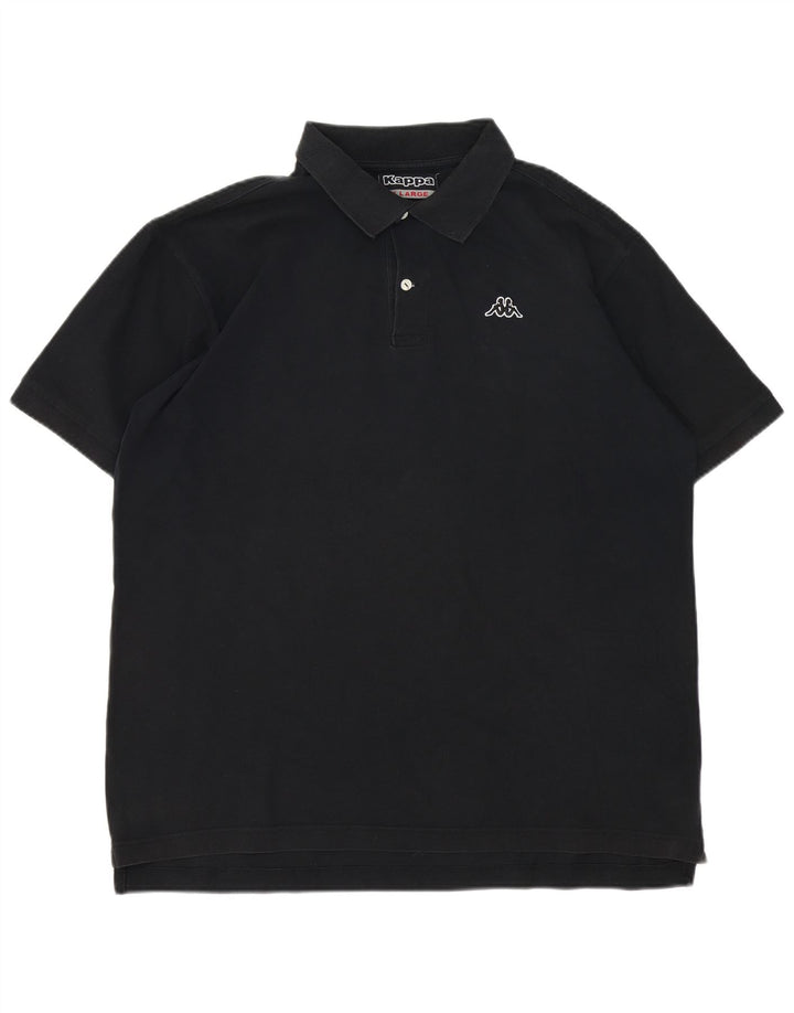 KAPPA Polo Hombre XL Algodón Negro