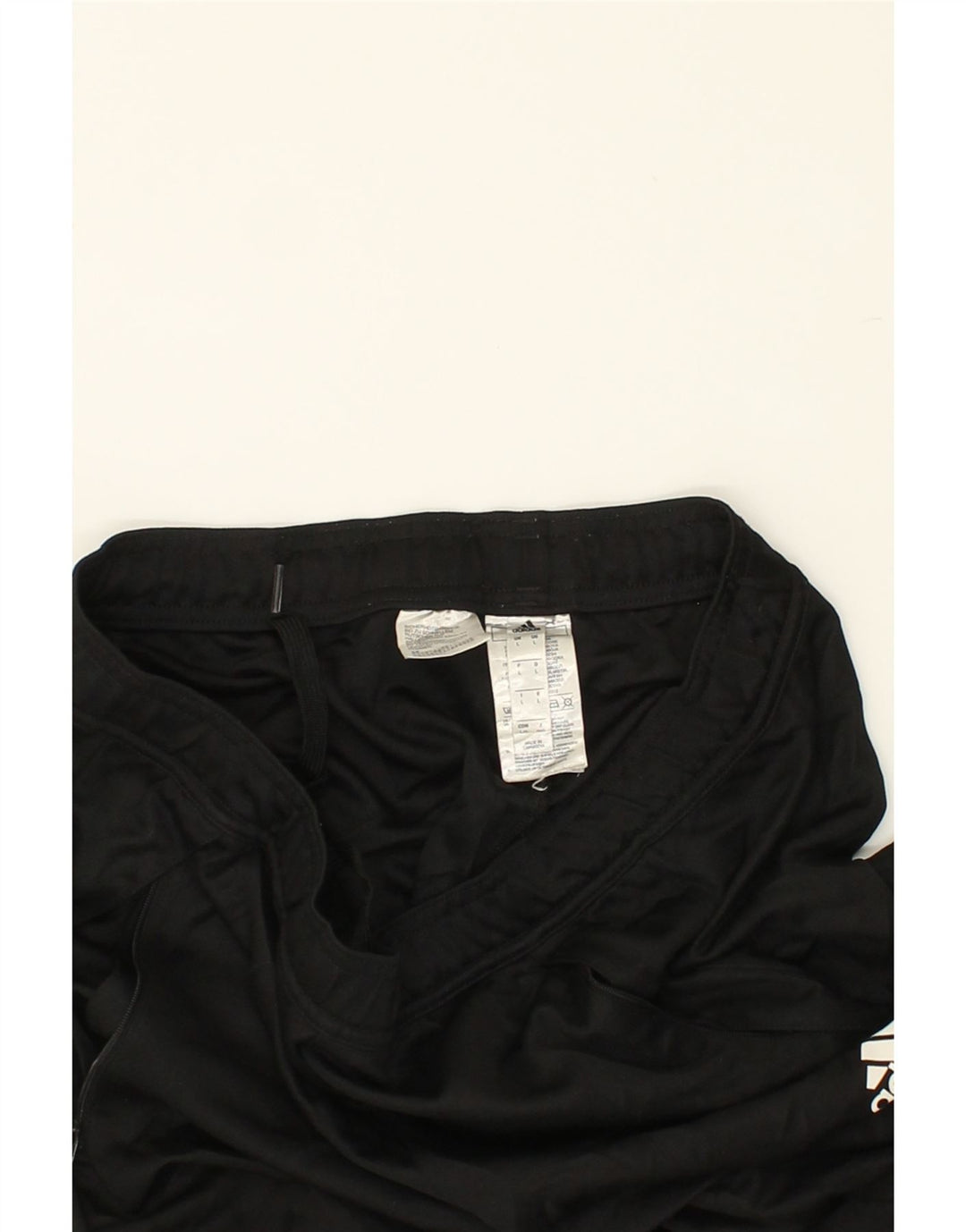 ADIDAS Womens Tracksuit Trousers UK 14 Large Black Polyester Vintage Adidas and Second-Hand Adidas from Messina Hembry 