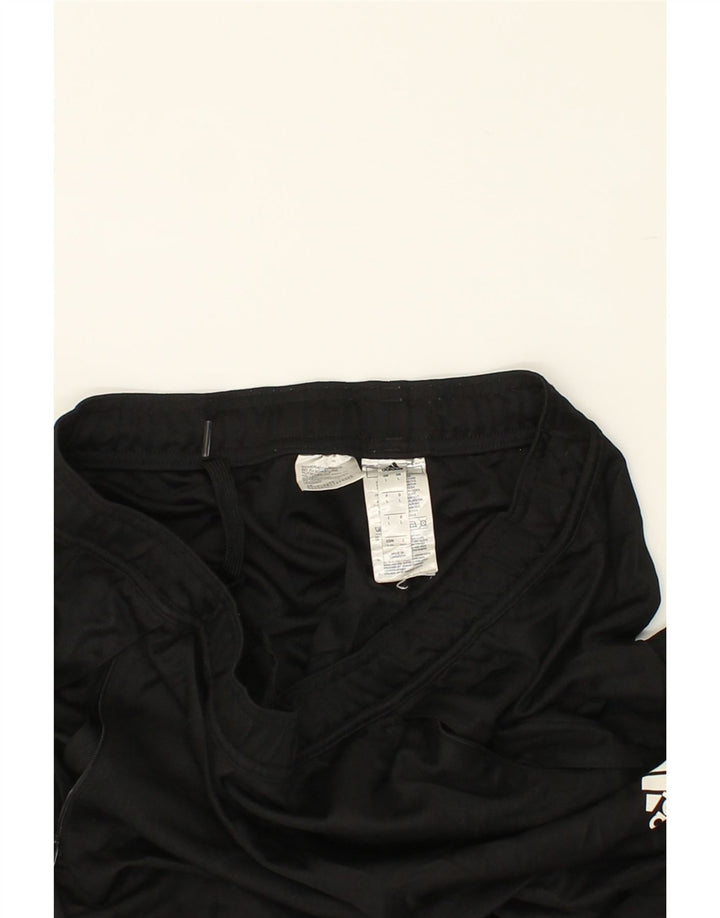 ADIDAS Womens Tracksuit Trousers UK 14 Large Black Polyester Vintage Adidas and Second-Hand Adidas from Messina Hembry 