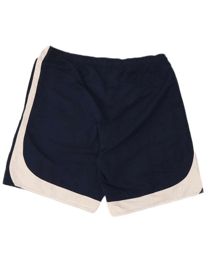 Nike Pantalones cortos deportivos para hombre XL Azul marino Colorblock Poliéster