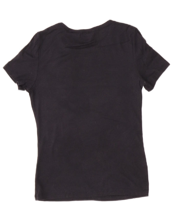 Levi's Camiseta para mujer Top UK 12 Medium Black Cotton