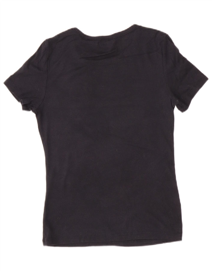 Levi's Camiseta para mujer Top UK 12 Medium Black Cotton