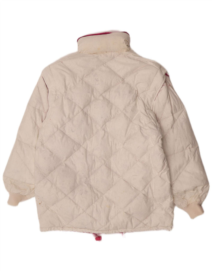 Dolomite Chaqueta acolchada reversible para hombre, ajuste holgado, UK 36, poliéster rosa pequeño