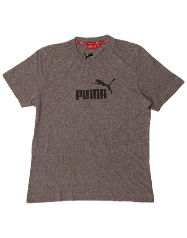Puma Mens Graphic T-Shirt Top Medium Grey