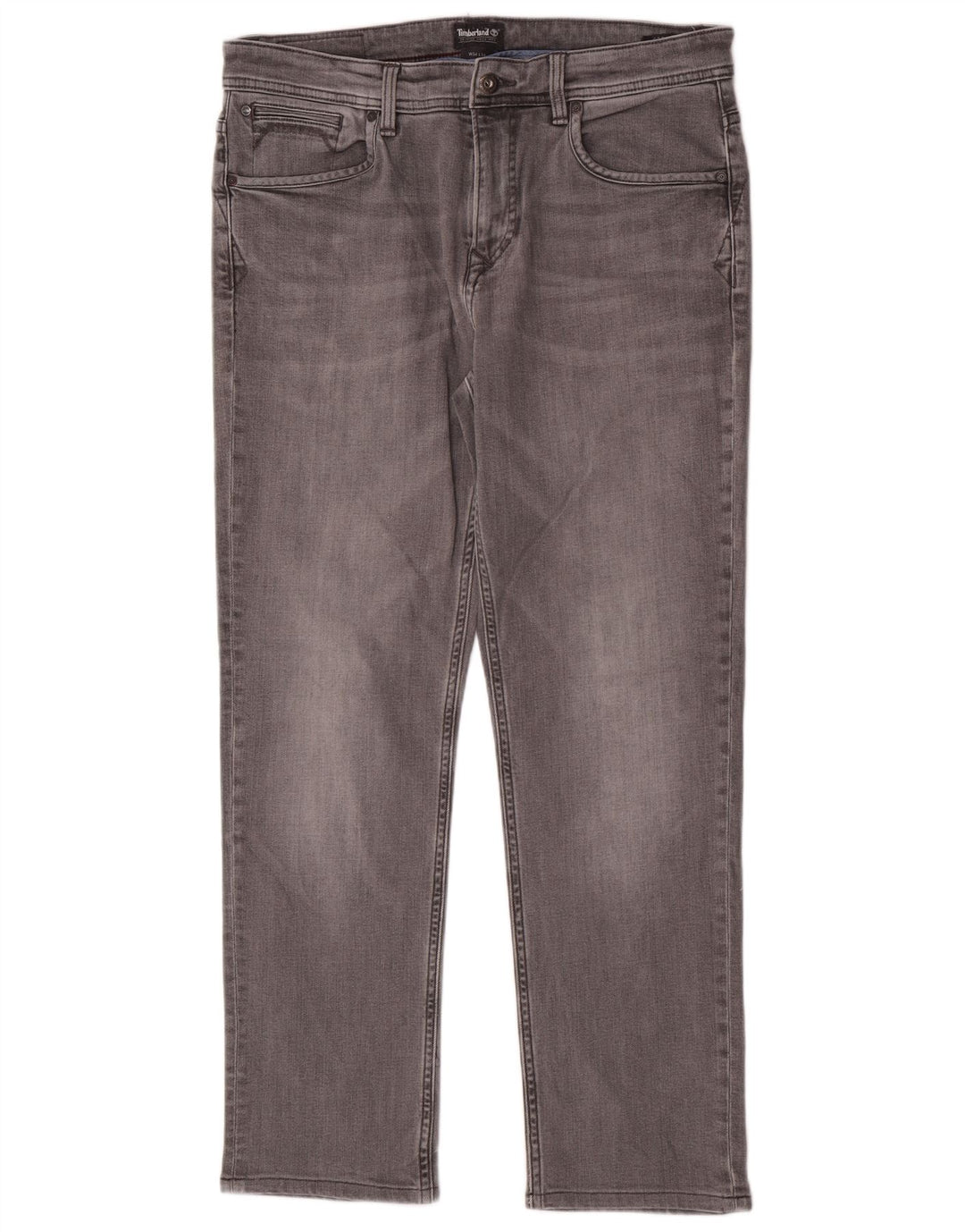 Timberland Vaqueros rectos regulares para hombre W34 L30 Algodón gris