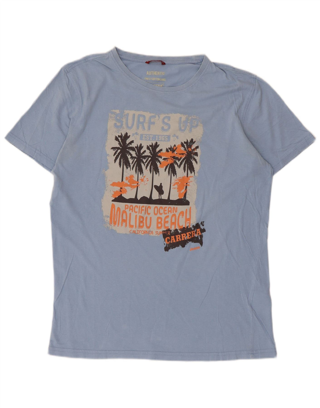 Carrera - Camiseta gráfica para hombre, talla grande, algodón azul