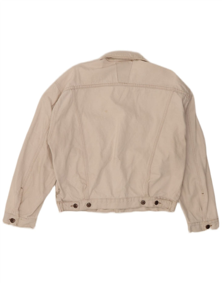 Wild Jeans Chaqueta Vaquera para Hombre UK 38 Medium Beige