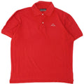 Kappa Polo Hombre Grande Rojo Algodón