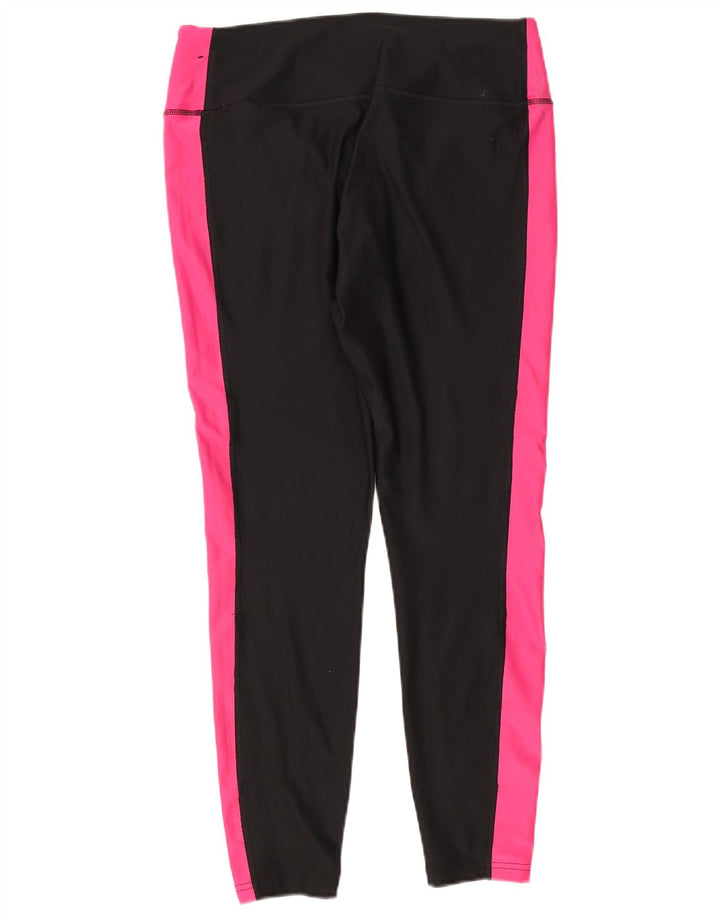 Nike Leggings Dri Fit para mujer UK 44 Grande Negro Colorblock Poliéster