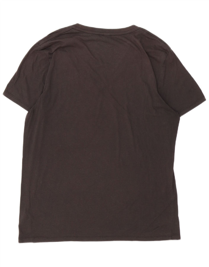 G-STAR Hombre Camiseta Top Grande Negro Algodón