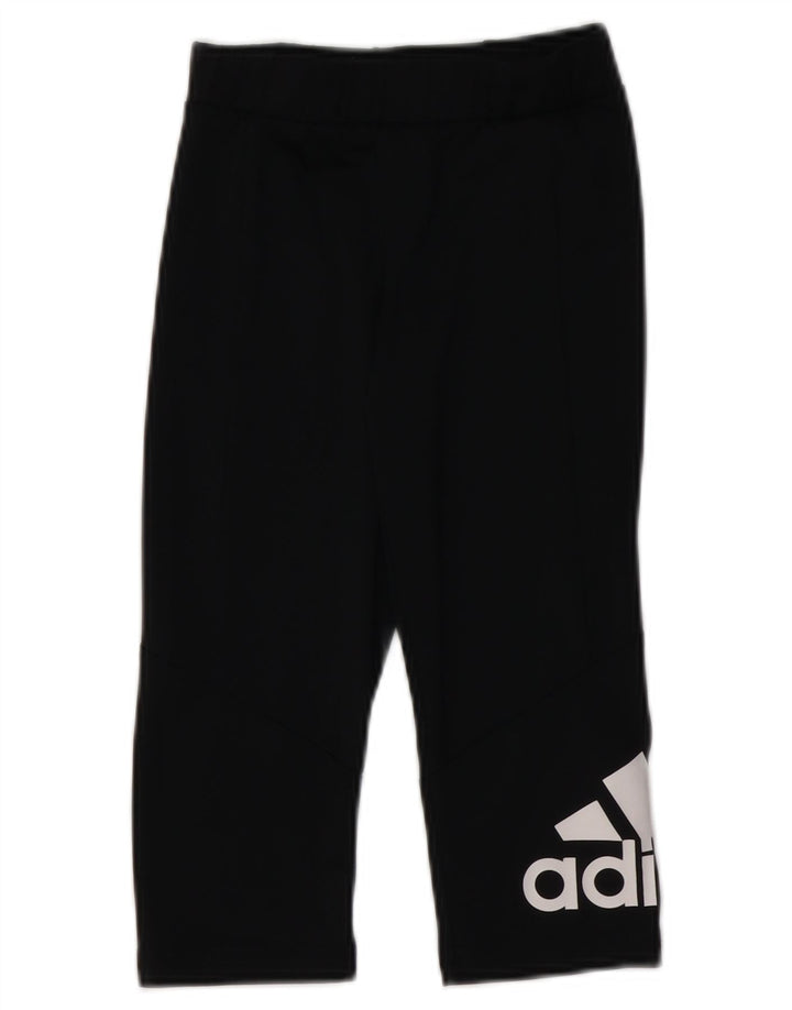ADIDAS Leggings Aeroready Graphic para niña 9-10 años Negro Poliéster