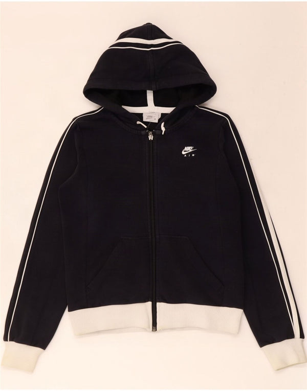 Nike Sudadera con capucha y cremallera gráfica para mujer Reino Unido 8/10 Pequeño Algodón negro