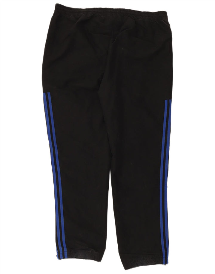 Adidas Hombre Pantalones De Chándal Joggers Grande Negro Poliéster