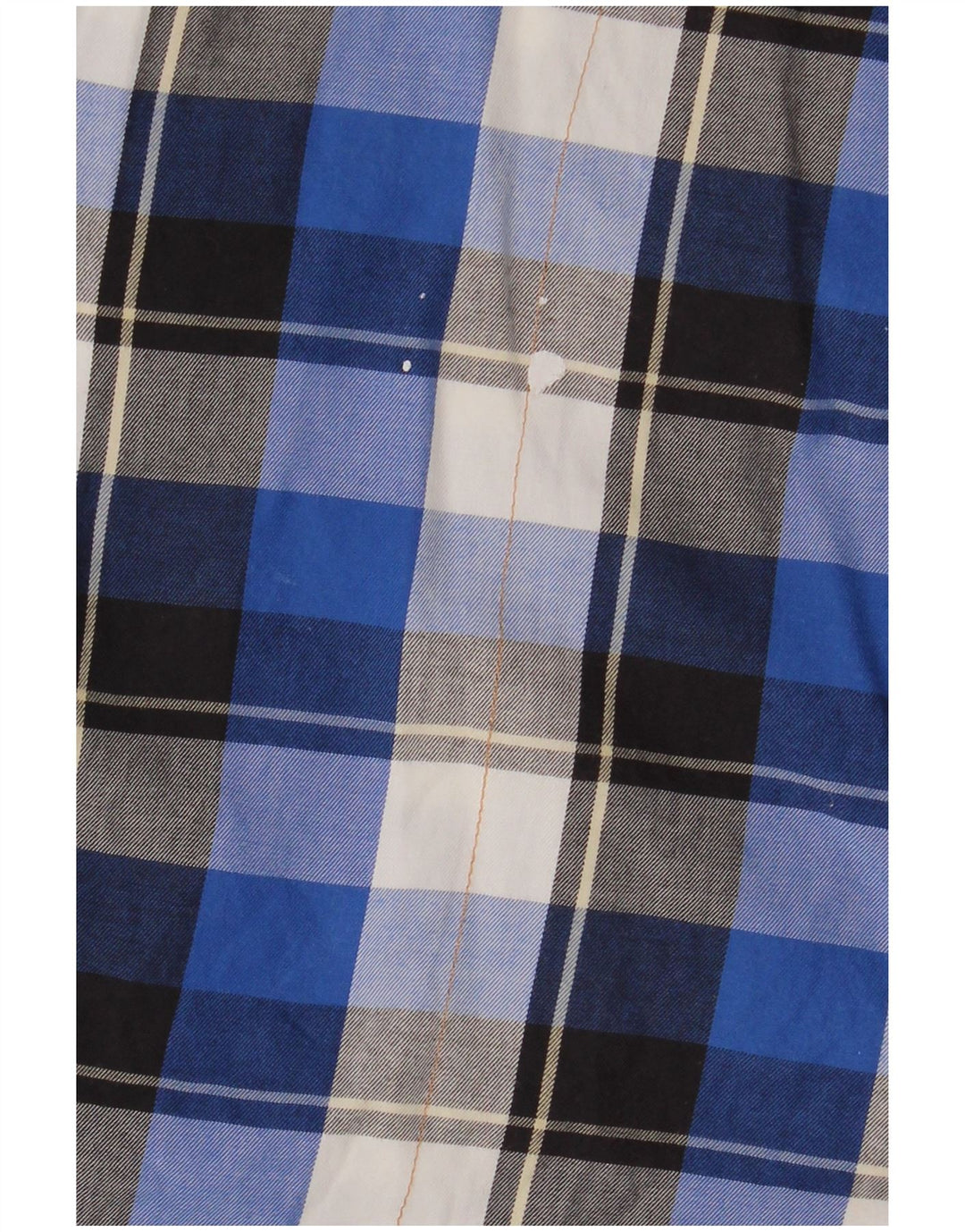 G-Star Hombre Camisa De Franela De Algodón A Cuadros Azul Grande