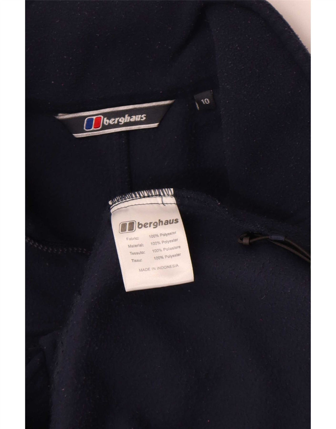 Berghaus Chaqueta polar con forro para mujer UK 10 Small Poliéster azul marino