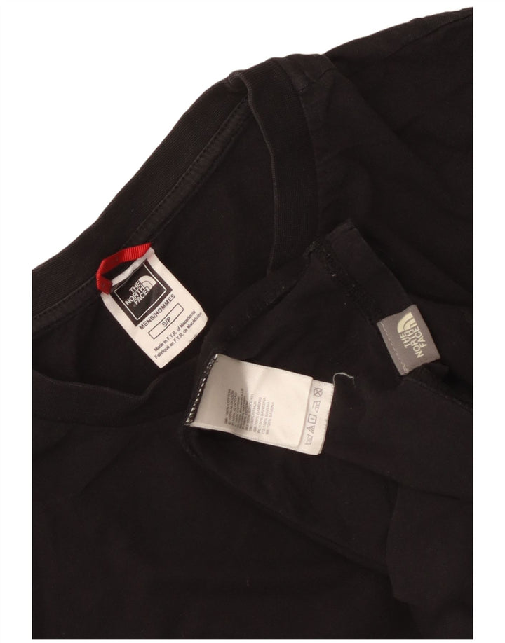 The North Face - Camiseta para hombre, talla pequeña, algodón negro