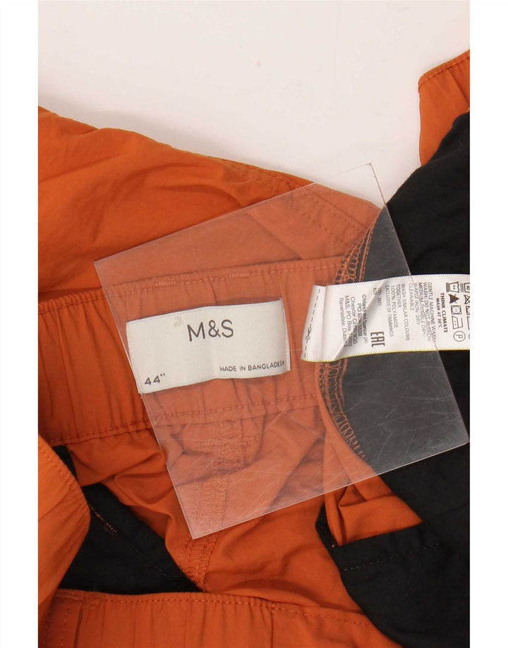 Marks & Spencer Shorts cargo para hombre 2XL W44 Naranja Poliamida