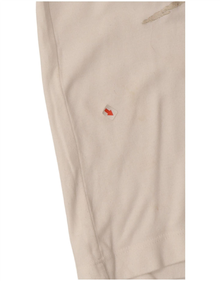Iceberg Mujer Disney Graphic Camiseta Top IT 42 Medio Algodón Blanco