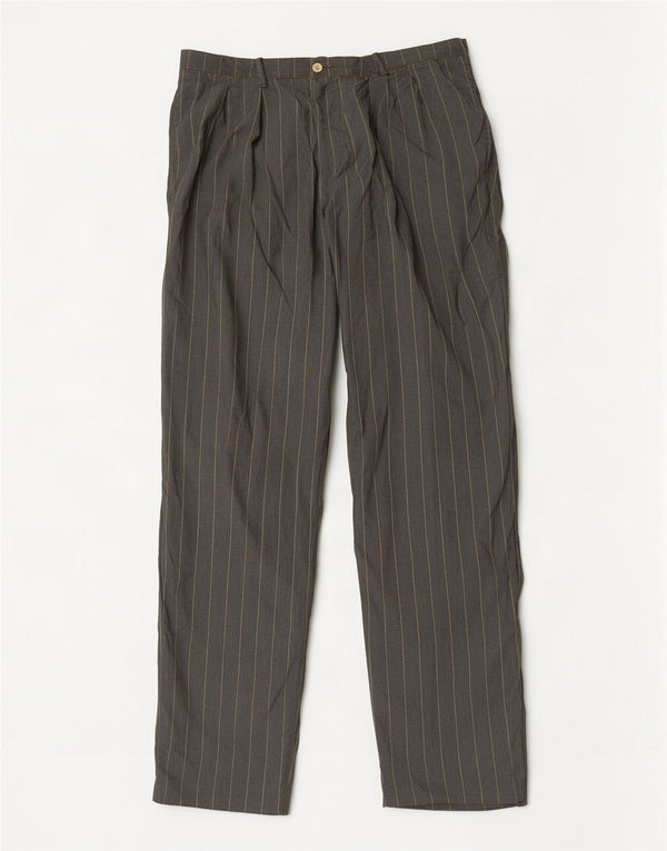 CP Company - Pantalones casuales para hombre con pinzas IT 54 2XL W36 L32 gris a rayas