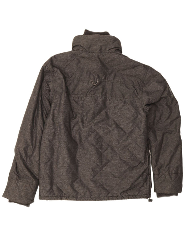 Superdry Chaqueta Cortavientos Windcheater para Mujer UK 40 XL Nylon Gris