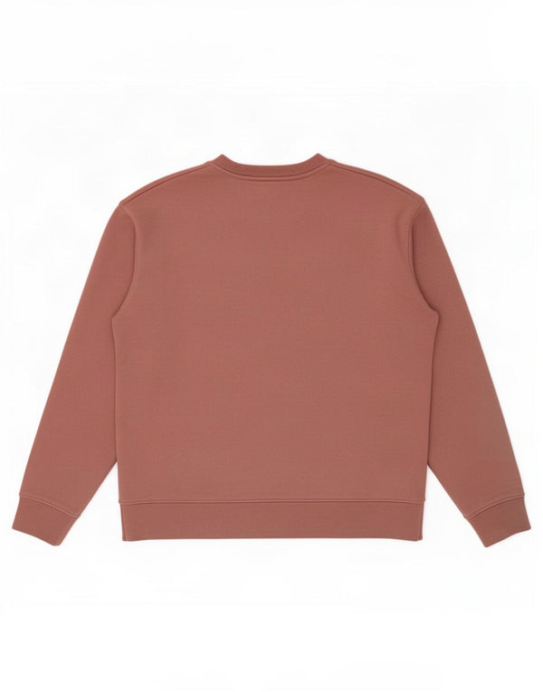 Zara Mujer Sudadera Jumper UK 44 Algodón Marrón Medio