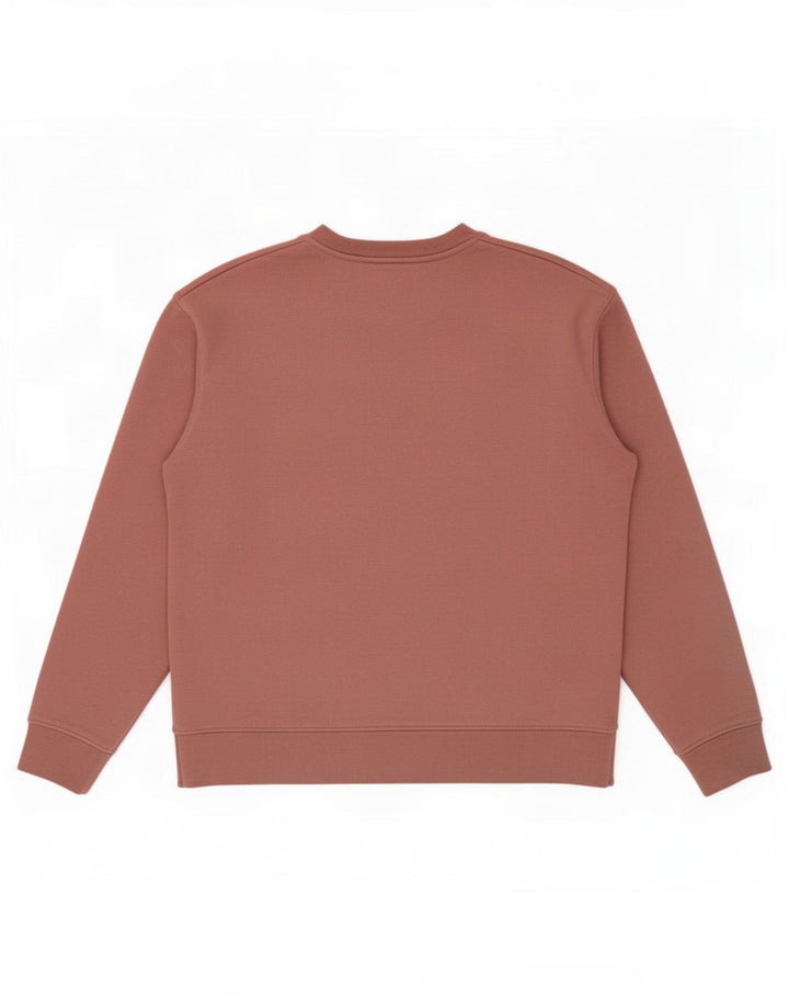 Zara Mujer Sudadera Jumper UK 44 Algodón Marrón Medio