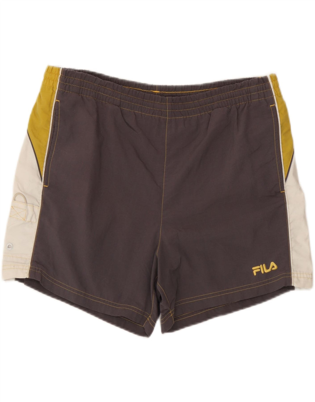 Fila Bañador Hombre Gris Medio Colorblock