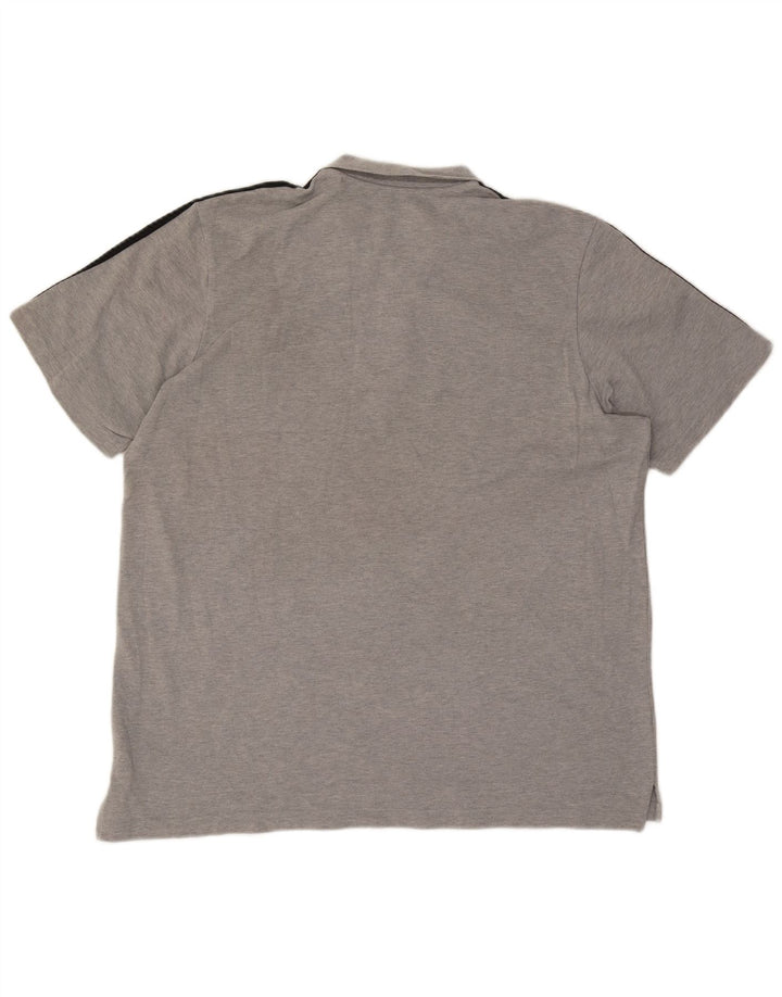 Adidas Polo Hombre XL Gris Algodón