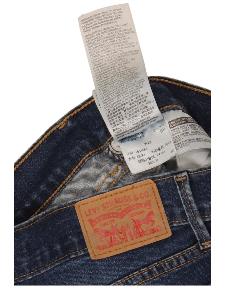 LEVI'S Vaqueros súper ajustados 710 para mujer W27 L25 Algodón azul marino