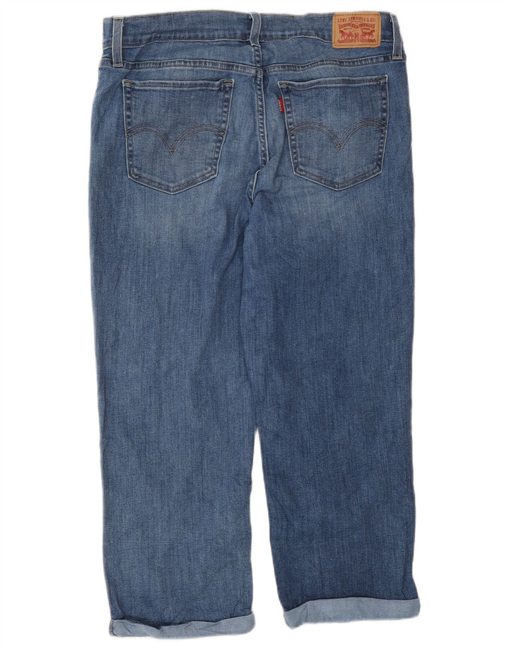 Levi's Vaqueros Capri Rectos Mujer W30 L22 Algodón Azul