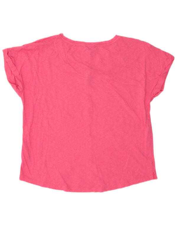 Nautica Camiseta para mujer Top UK 44 Algodón moteado rosa medio