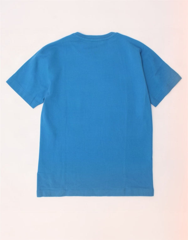 Adidas Chicos Climalite Camiseta Top 7-8 Años Azul Algodón