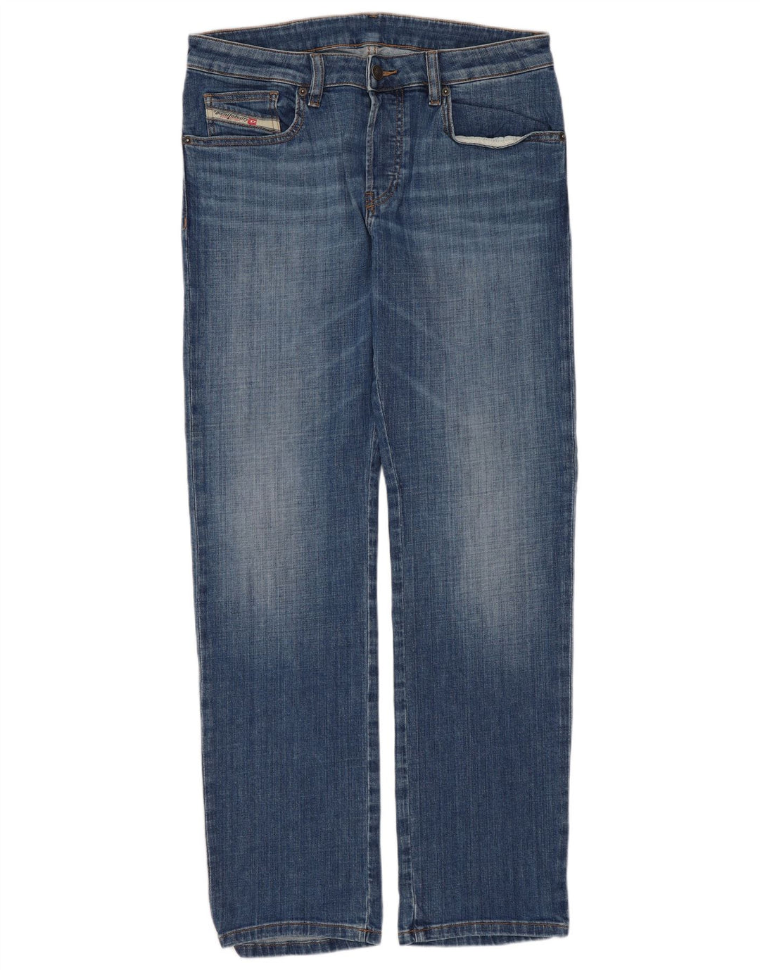 Diesel Hombre Capri Jeans W30 L21 Algodón Azul