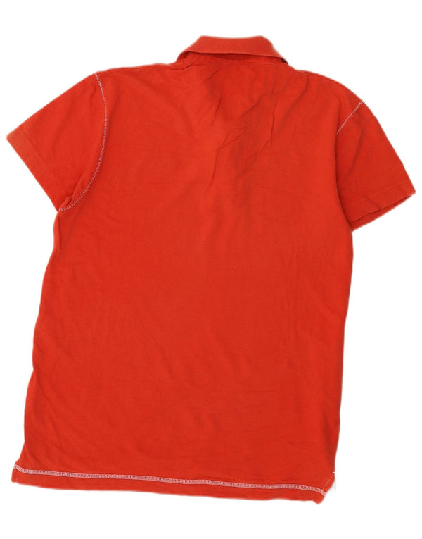 Polo Calvin Klein Jeans para hombre de algodón naranja grande