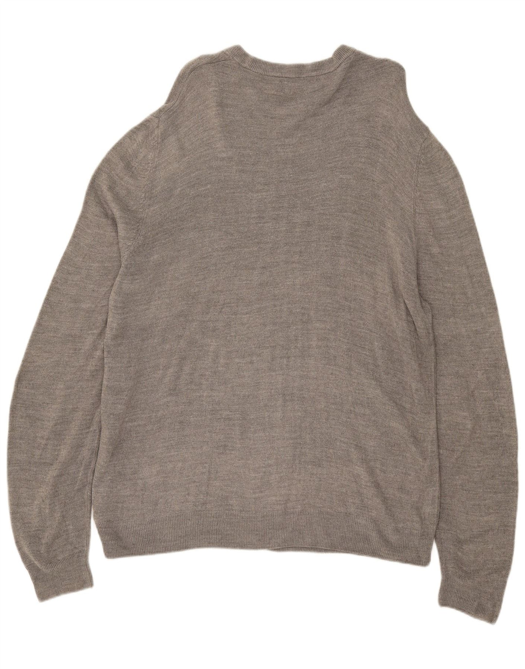 Marks & Spencer - Jersey de cuello redondo para hombre, talla 2XL, acrílico gris