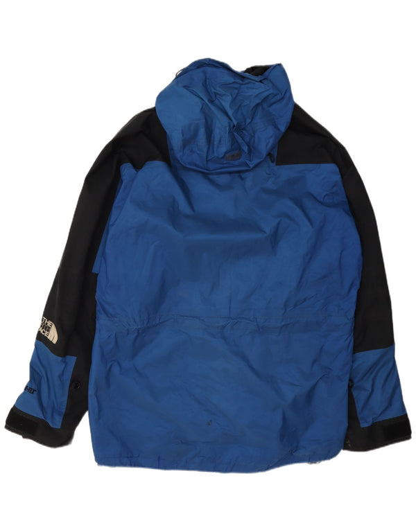 The North Face Chaqueta impermeable con capucha para hombre UK 40 Large Azul Colorblock Nylon