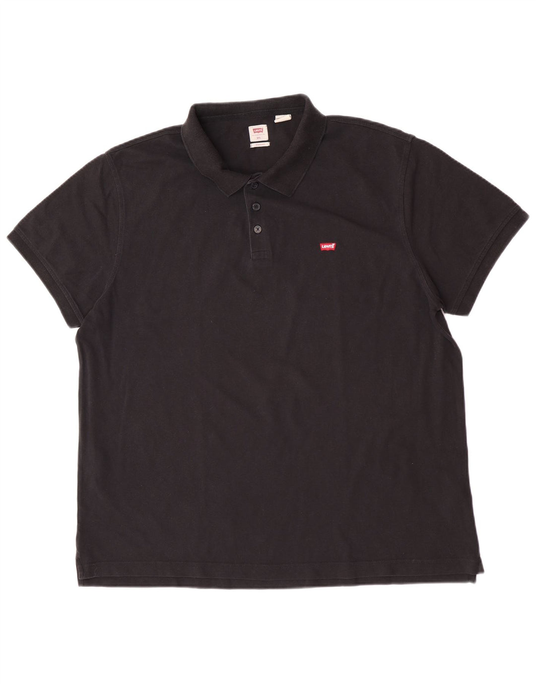 Levi's Polo estándar para hombre 2XL Algodón negro