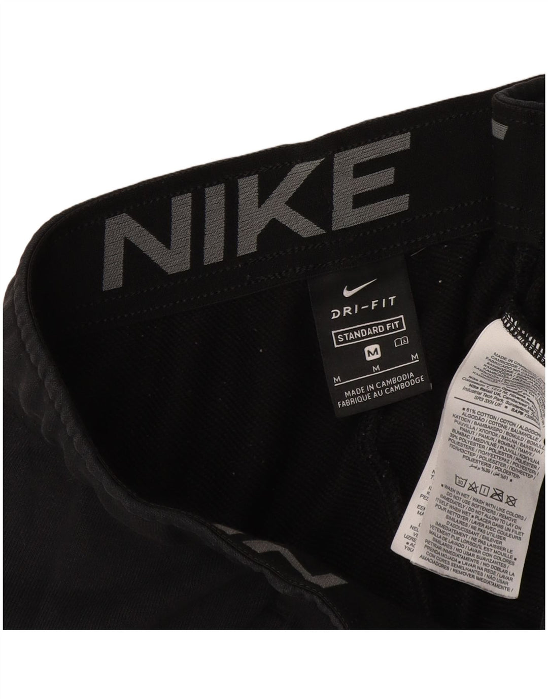 Nike Hombre Dri Fit Standard Fit Chándal Pantalones Joggers Gris Medio