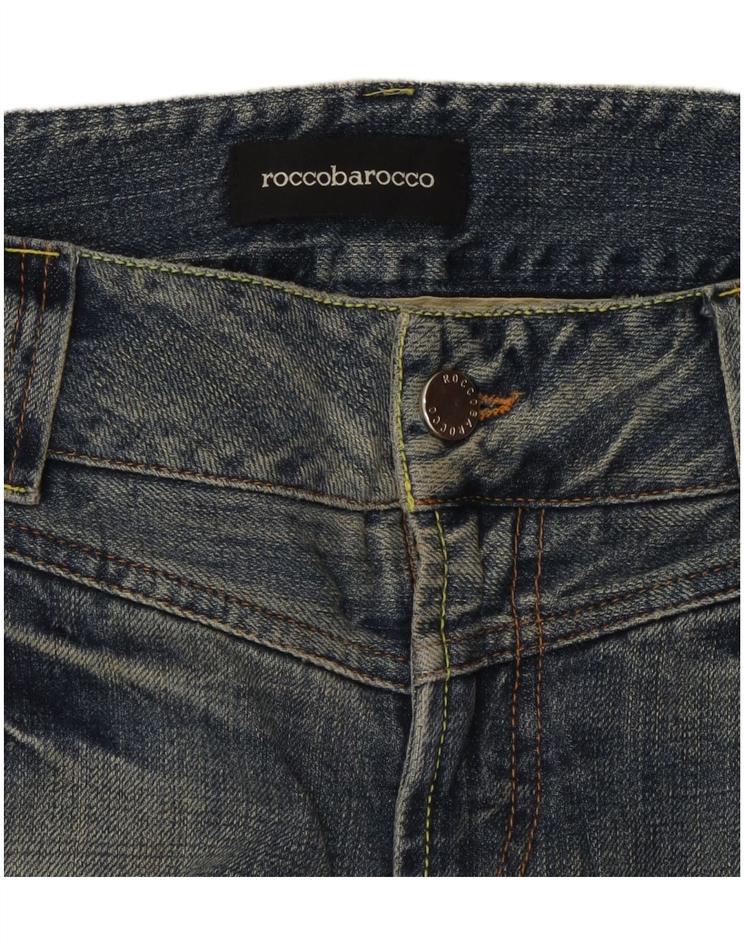 ROCCOBAROCCO Vaqueros ajustados para mujer W34 L27 Azul