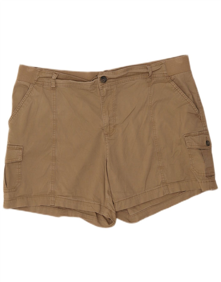LEE Pantalones cortos cargo para mujer US 20 3XL W40 Algodón beige