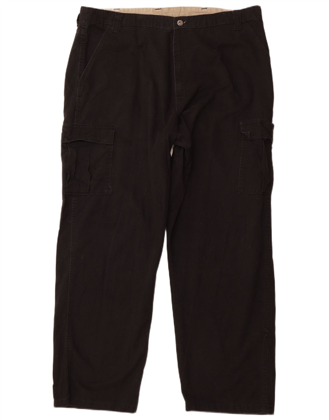WRANGLER Pantalón cargo recto para hombre W40 L32 Algodón negro
