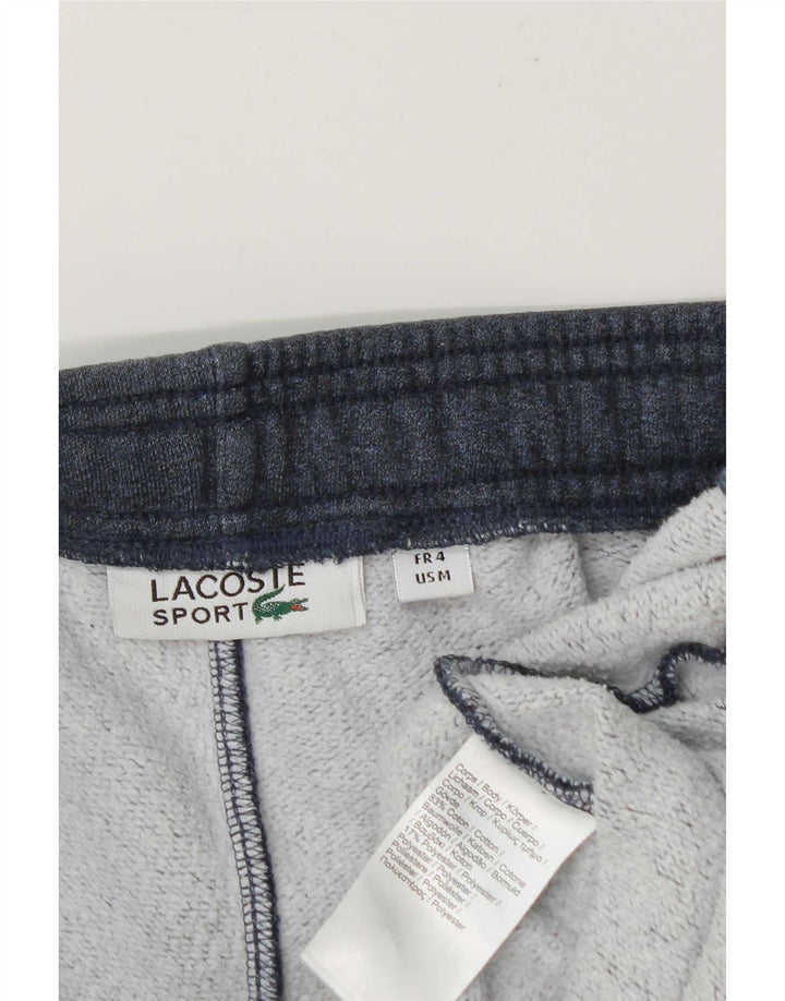 Lacoste Hombre Chándal Pantalones Joggers Talla 4 Mediano Azul Marino Moteado